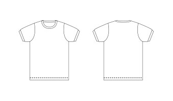 リンガーtシャツ 150 185 型紙 10 Pallet Shop オリジナル型紙ブランド